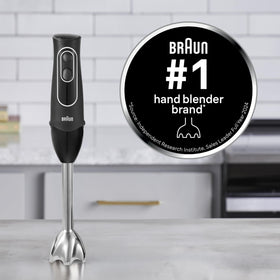Beaker included with Braun MQ505 for direct blending and measuring
