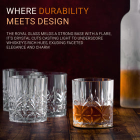 Bravario BPA-free clear plastic glass collection blends safety with elegant style.