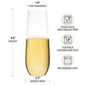 Bravario dishwasher-safe BPA-free tumblers simplify cleanup.