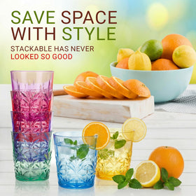 Bravario Royal dishwasher-safe cups simplify cleanup after meals and gatherings