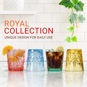 Bravario Royal six-pack tumblers ideal for entertaining and poolside beverages