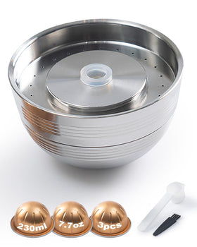 BRBHOM reusable pod fits Vertuo machines for eco-friendly brewing