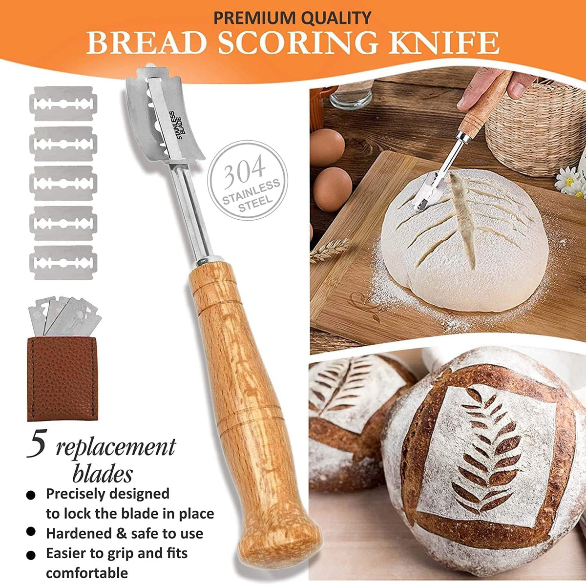 Bread Art bread lame for precise scoring and artisan presentation