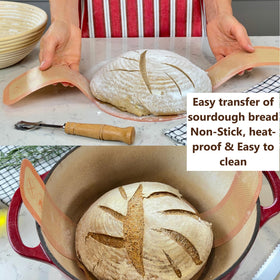Bread Art dough scraper set for shaping and portioning dough smoothly