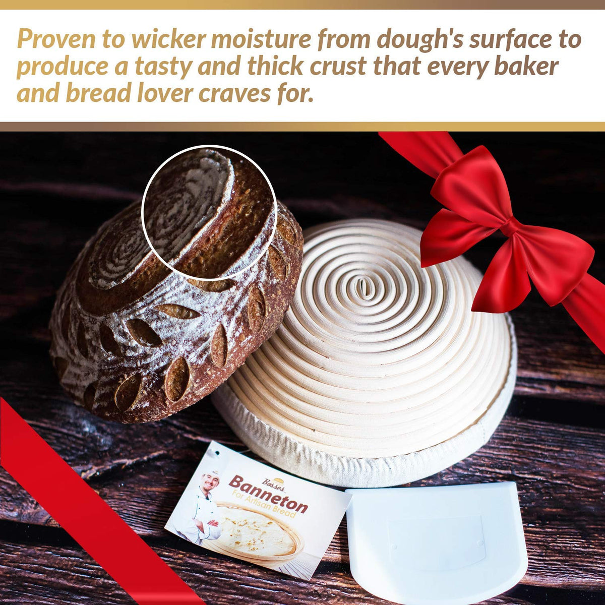 Bread Bosses dust-free performance reduces flour fallout during dough shaping
