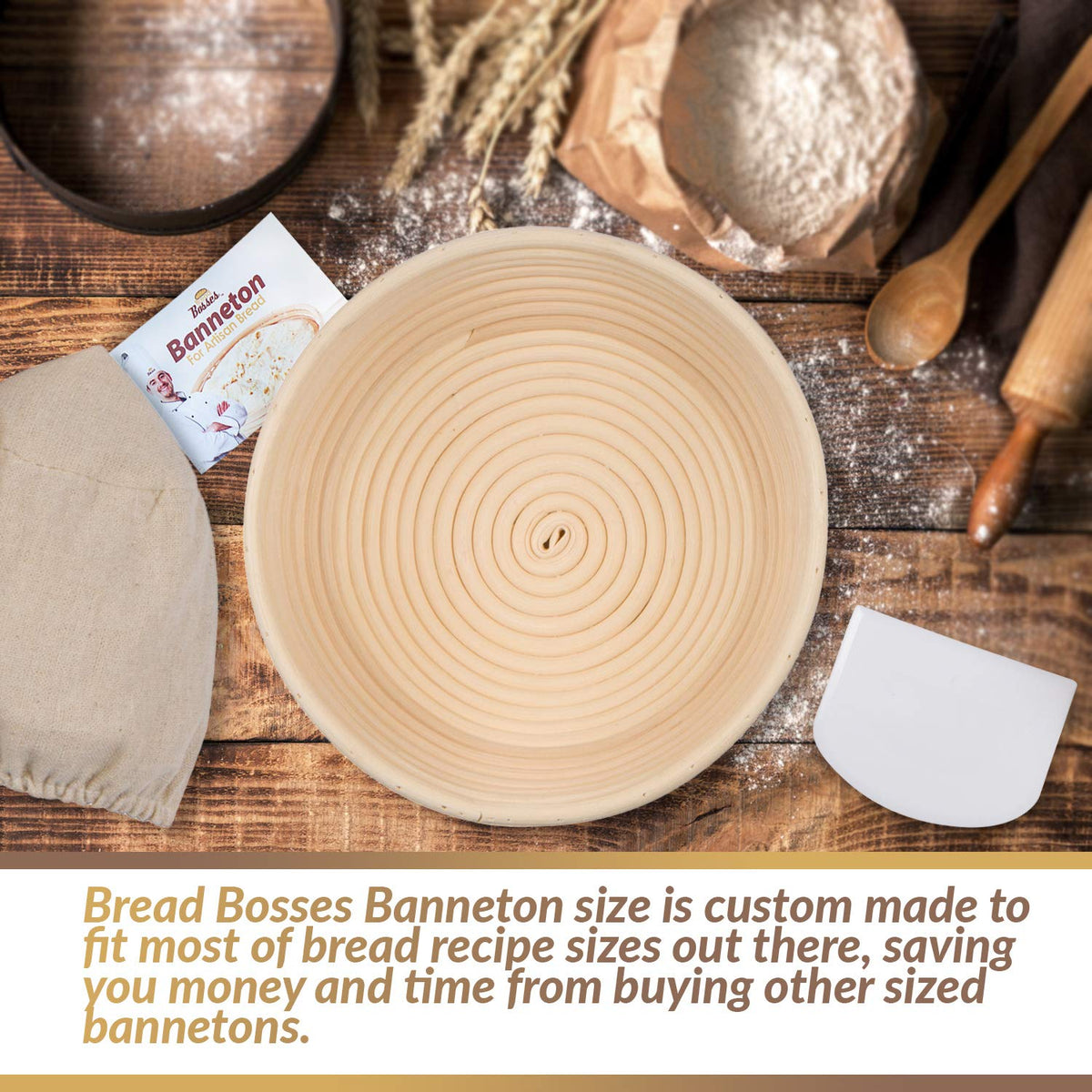 Bread Bosses included baking supplies kit saves extra shopping and prep time