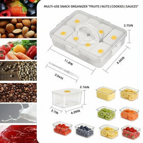 Breakwater House Snackle Box with 8 airtight lids to lock in freshness