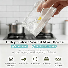 Breakwater House Snackle Box large lid securing the entire container
