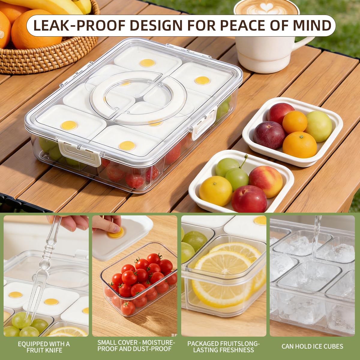 Breakwater House Snackle Box suitable for picnics and travel on the go