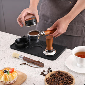 Breewenf food-grade silicone material ensures safe, easy-to-clean tamping station.