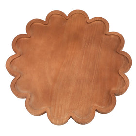BreezeHug brown entryway table styling with decorative tray