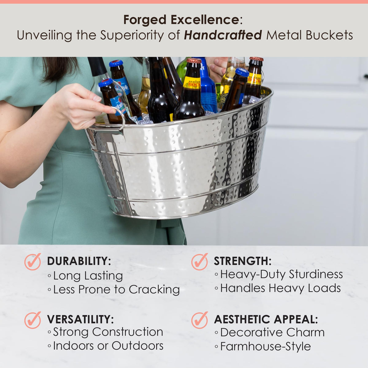 BREKX 15qt capacity for ice and multiple bottles