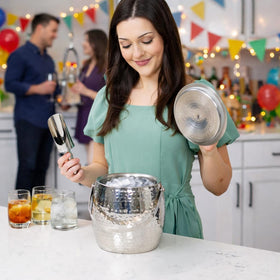 BREKX 3-Qt capacity wine chiller for bottles with ice