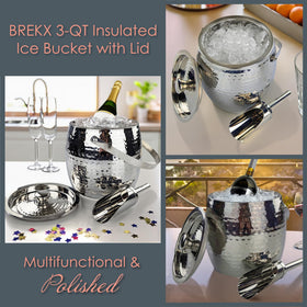 BREKX heavy-duty 0.7mm stainless steel construction for durability