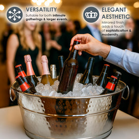 BREKX wine bucket keeps drinks cold at outdoor gatherings