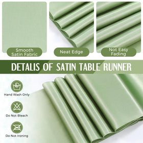 Breling eight-pack disposable tablecloth set saves cleanup time.