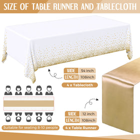 Breling PEVA waterproof tablecloth close-up showing shine and spill protection.