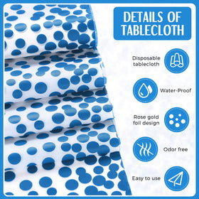 Breling plastic tablecloth closeup shows waterproof protection and clean lines.