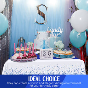 Breling wedding-ready decor provides large coverage with simple disposal.
