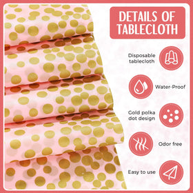 Breling seamless polka-dot table decor elevates festive tables.