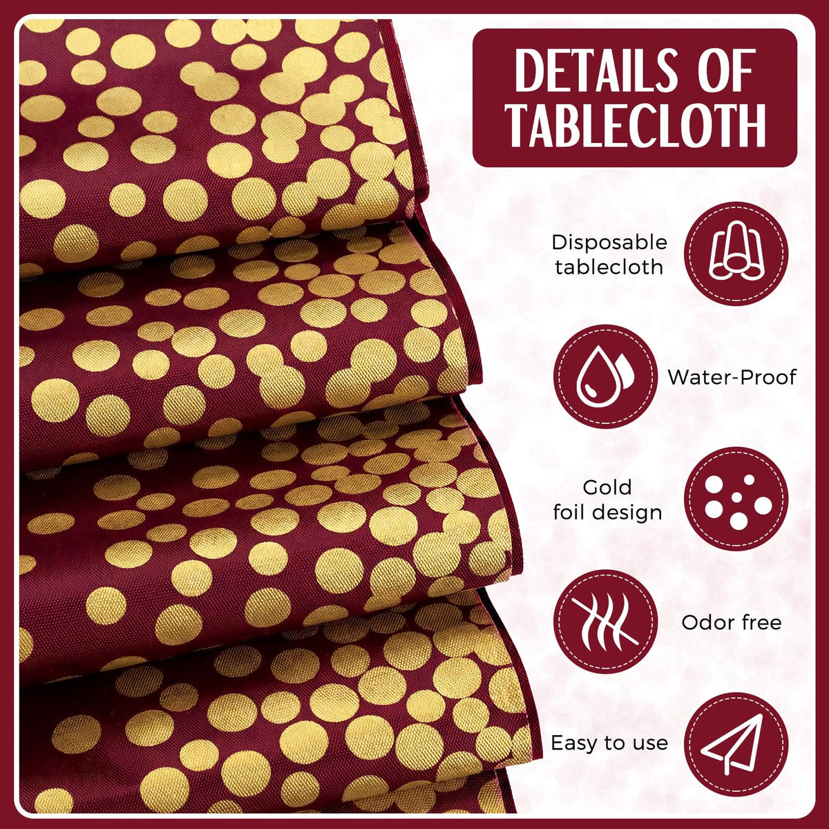 Breling soft satin runners provide a luxurious touch for events.