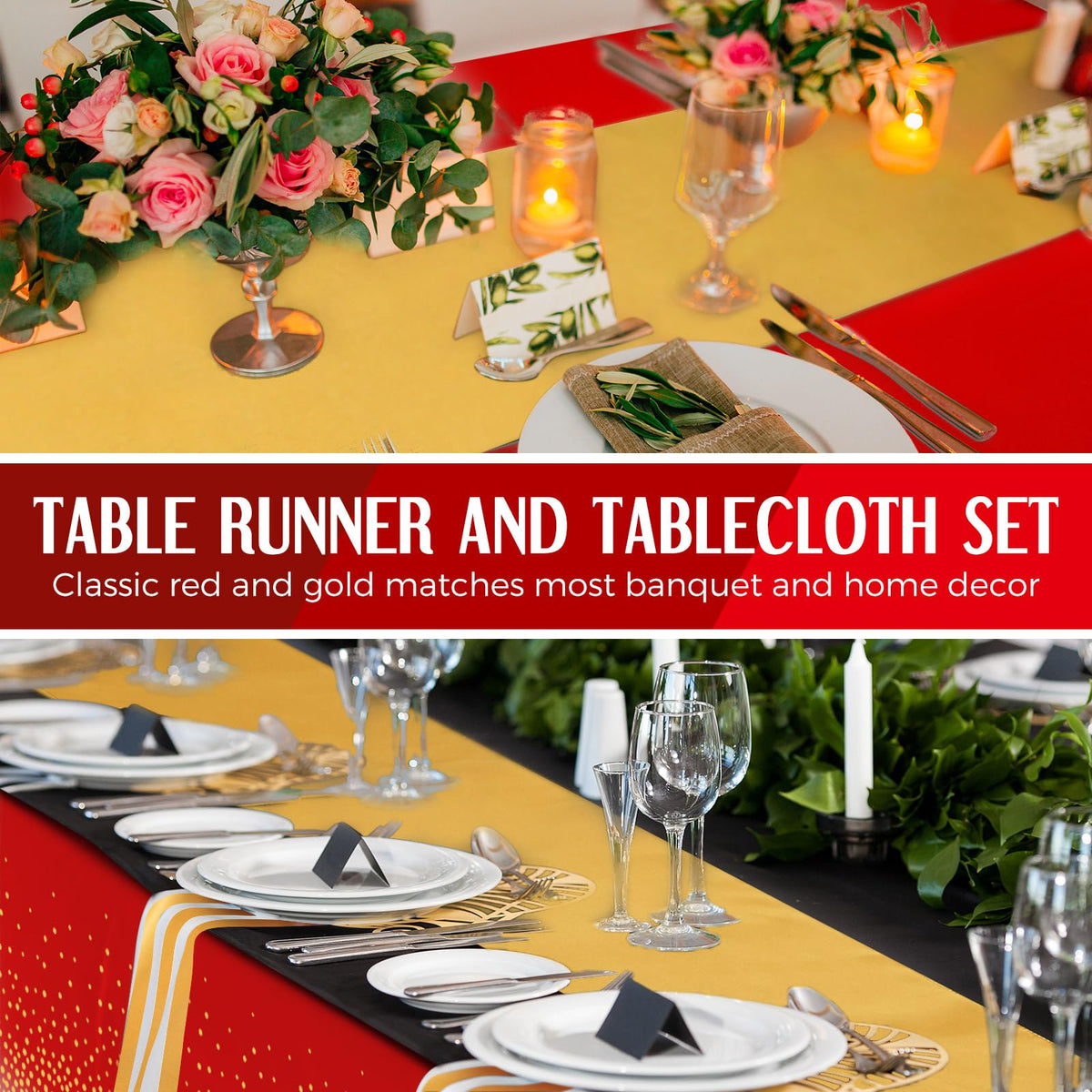 Breling table decoration set packaging showing quick setup and value.