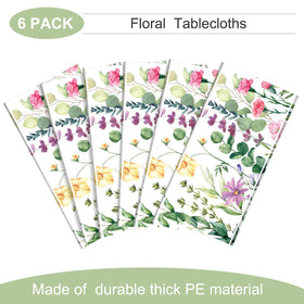 Breling watercolor floral tablecover adds color to party tables