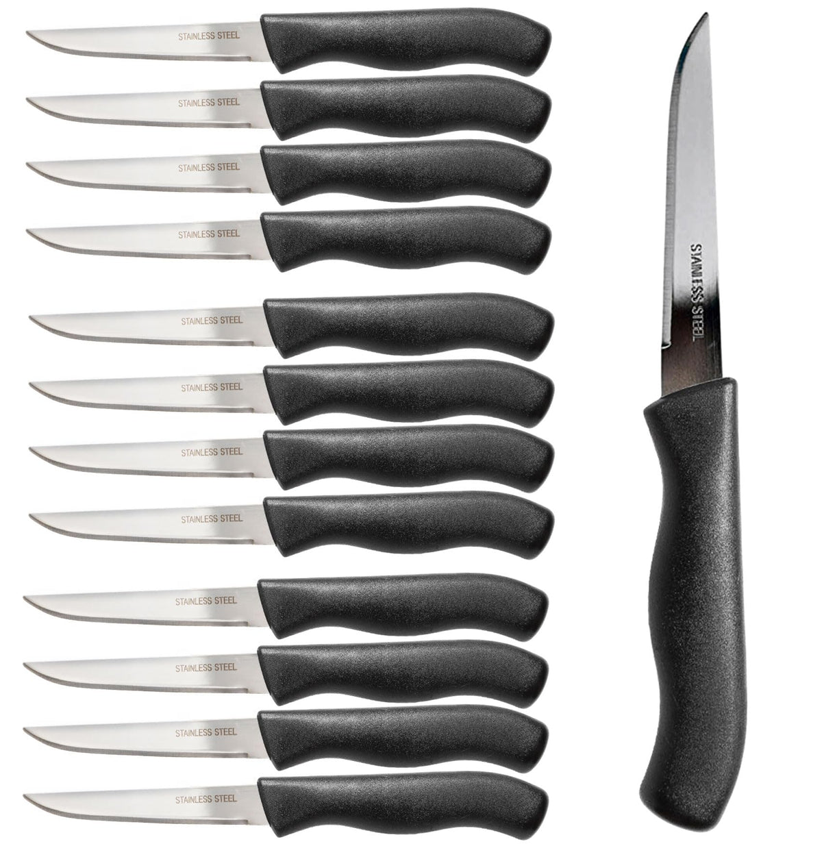 Brenium paring knife with 3-inch blade for precise peeling and trimming.