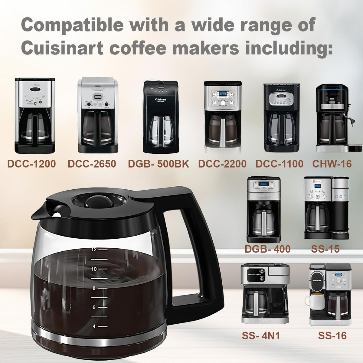 BRENSTEN carafe shown for coffee and tea versatility.