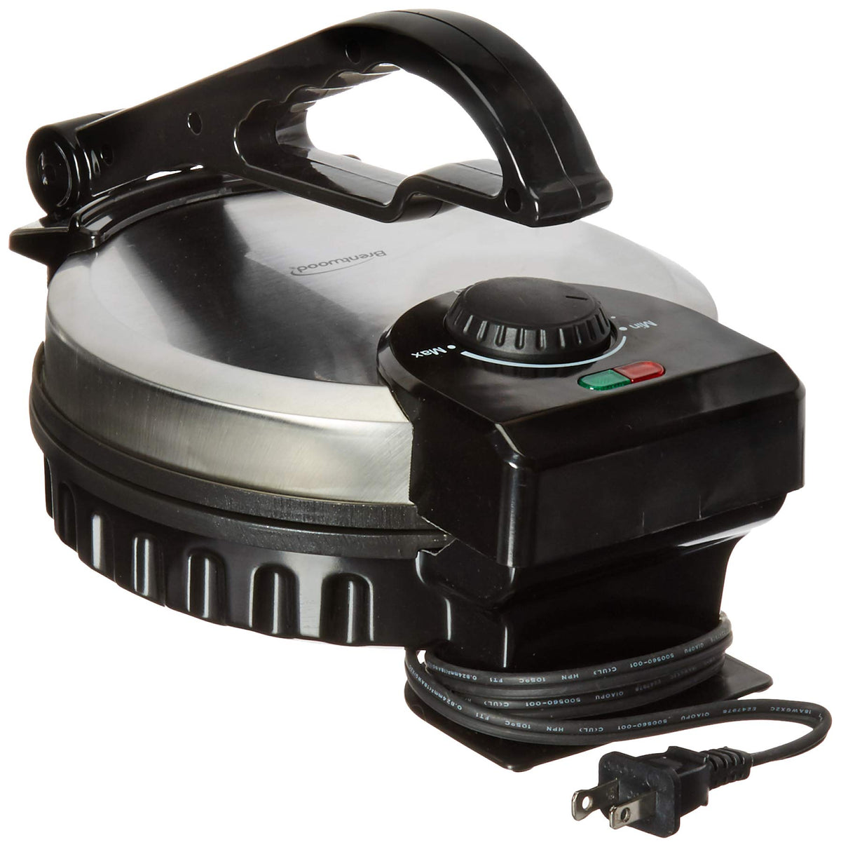 Brentwood TS-127 non-stick plates enabling easy release and quick cleanup