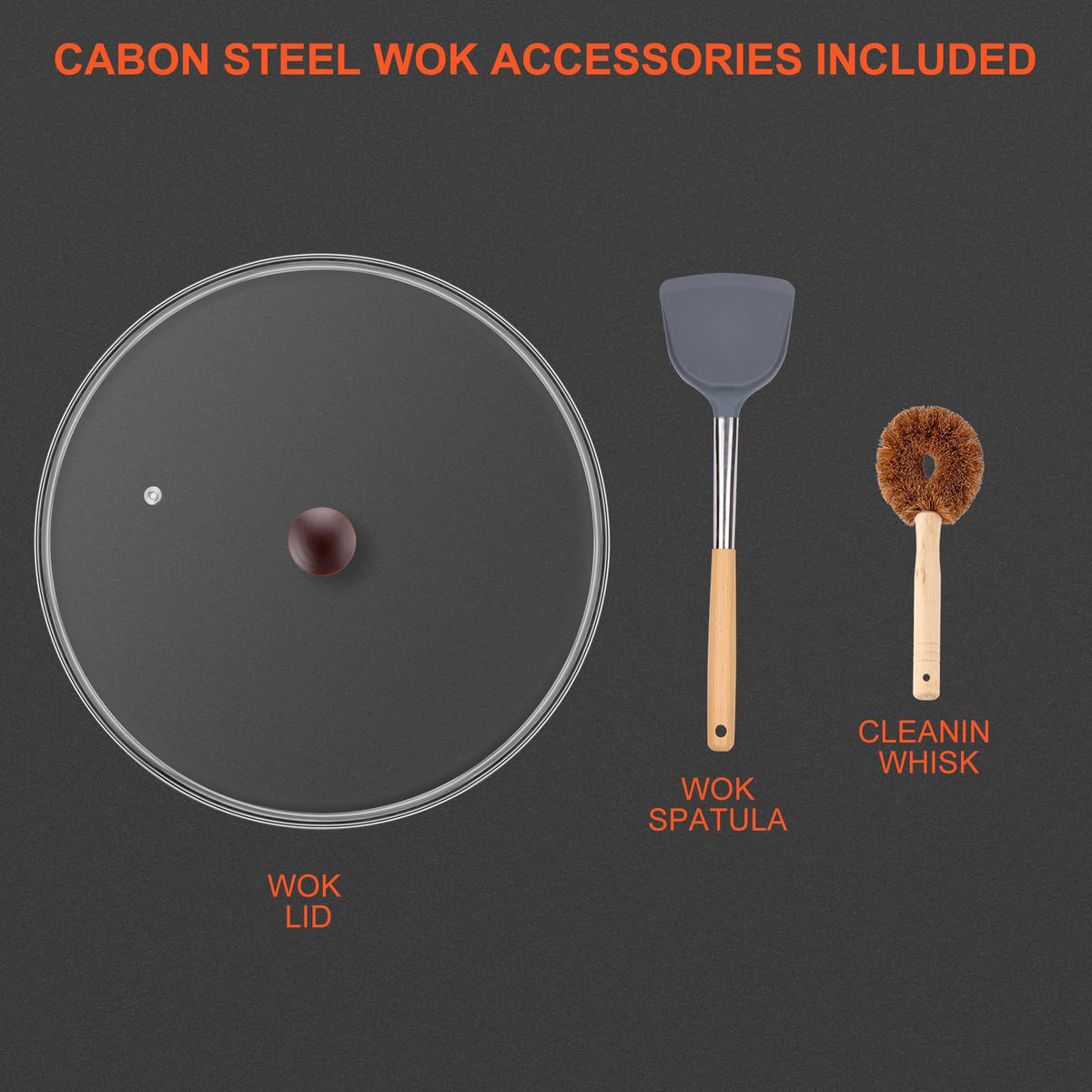 Bretor flat-bottom wok on induction stove demonstrates stable, even heating.