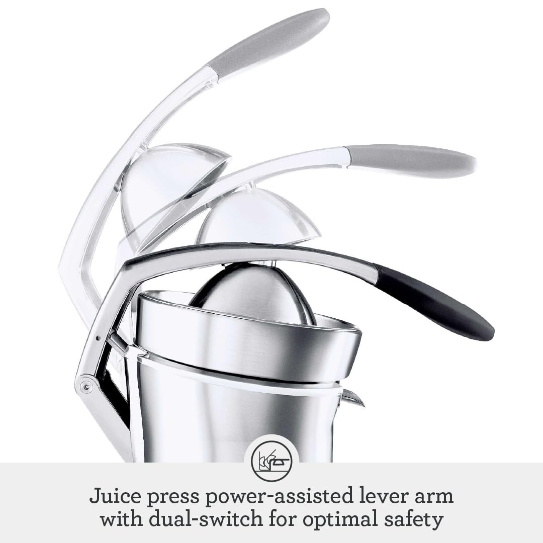 Breville 800CPXL drip-stop spout helps keep countertops clean.