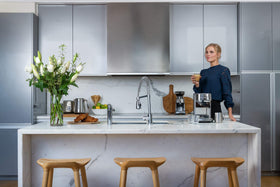 Breville Bambino Plus latte art ready microfoam enhances drinks