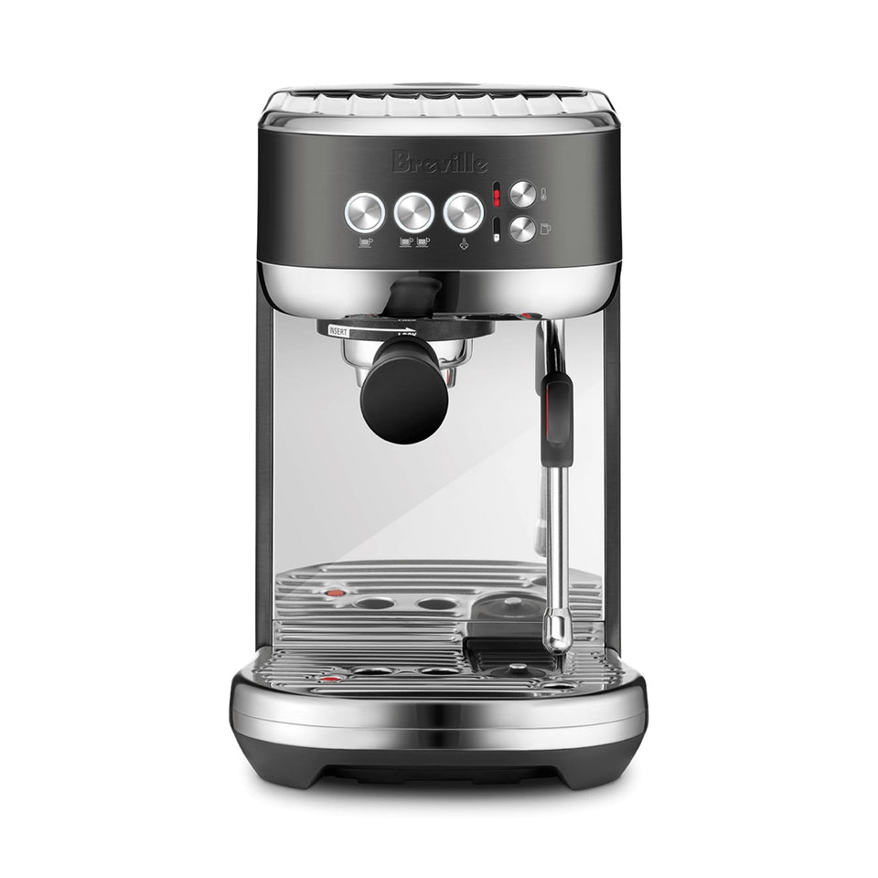 Breville Bambino Plus with ThermoJet heating for fast, precise espresso extraction.