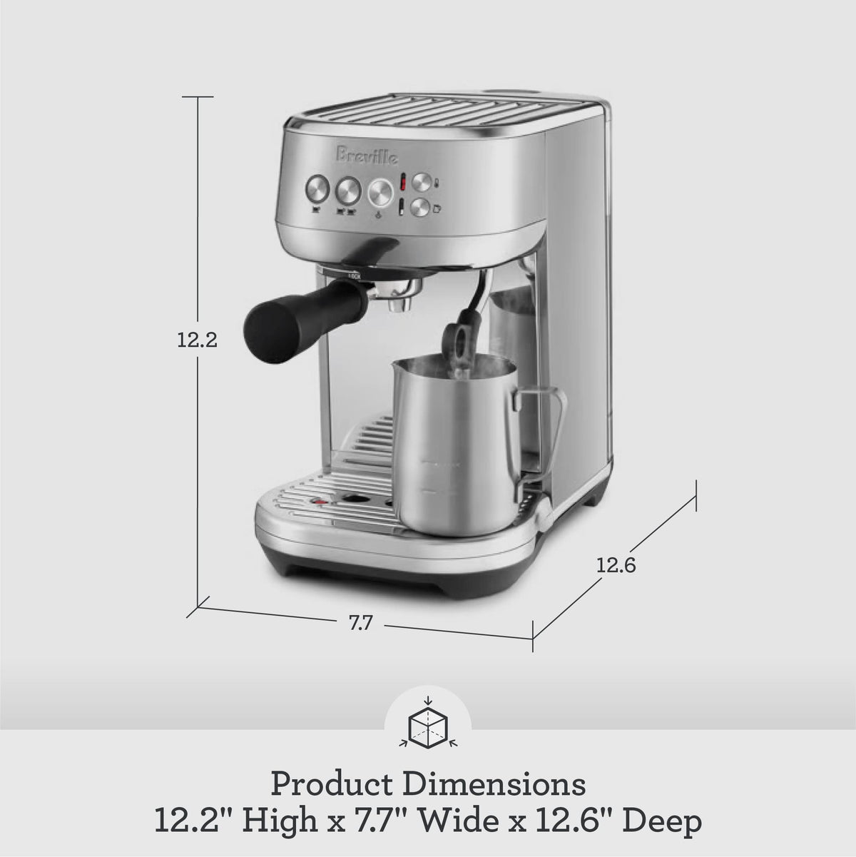 Breville Bambino Plus ThermoJet heating system delivers rapid heat-up