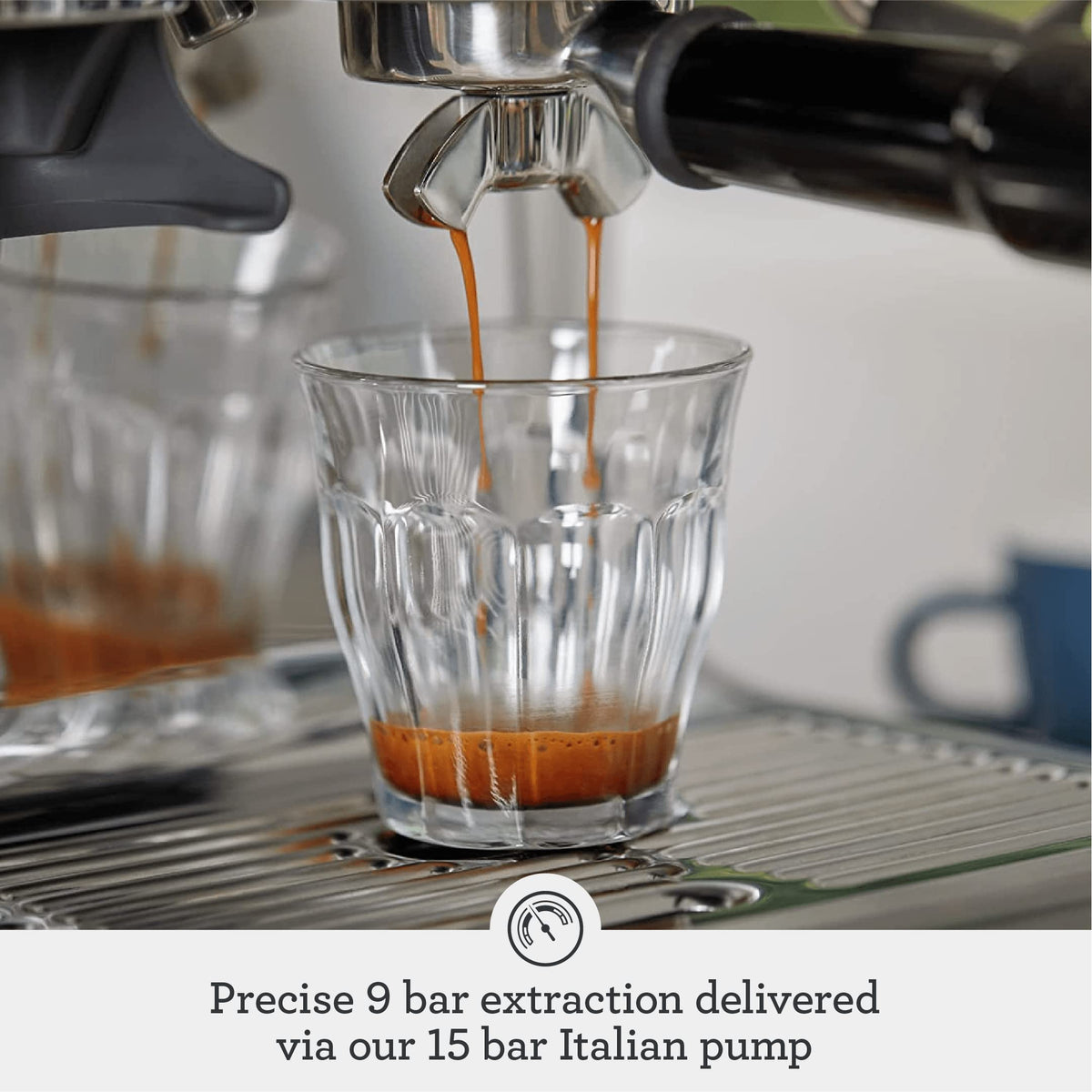 Breville Barista Express steam wand texture highlights microfoam for latte art