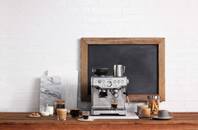 Breville Barista Express single and dual-wall baskets help versatility