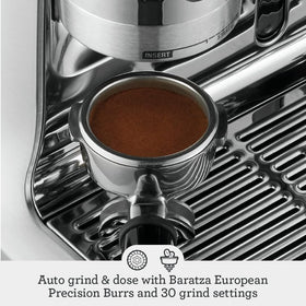 Breville Barista Pro BES878BSS ThermoJet heating system in action