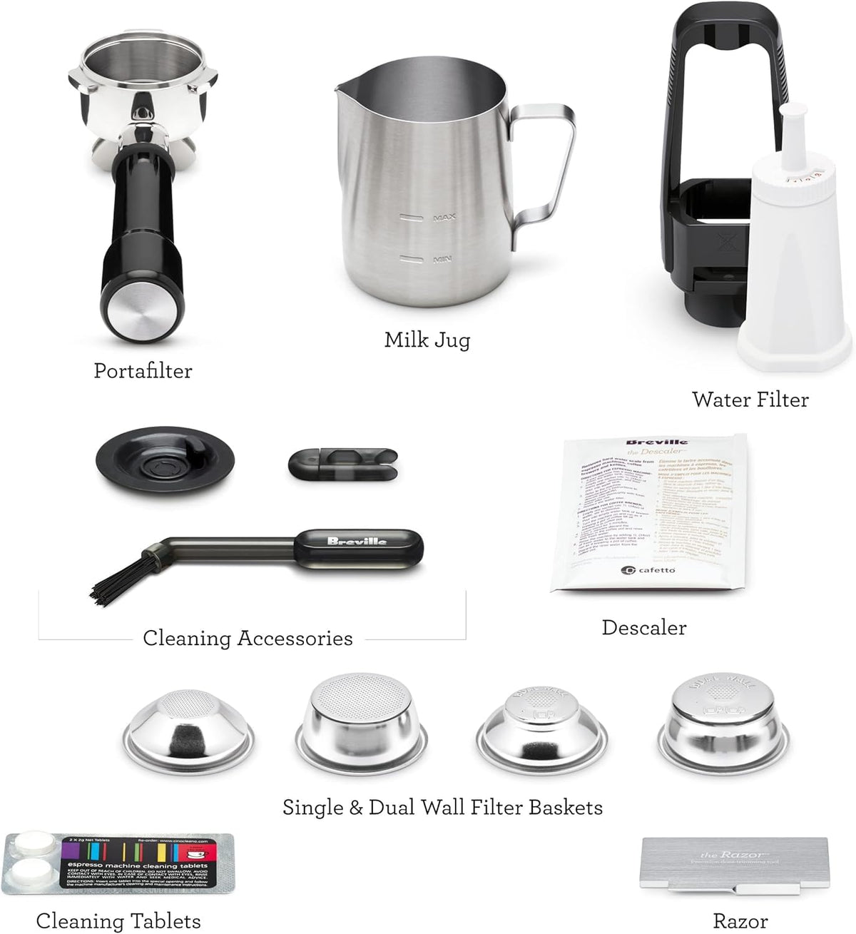 Breville Barista Touch Impress promotion showing free coffee bags with purchase.