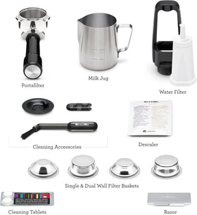 Breville Barista Touch Impress promotion showing free coffee bags with purchase.