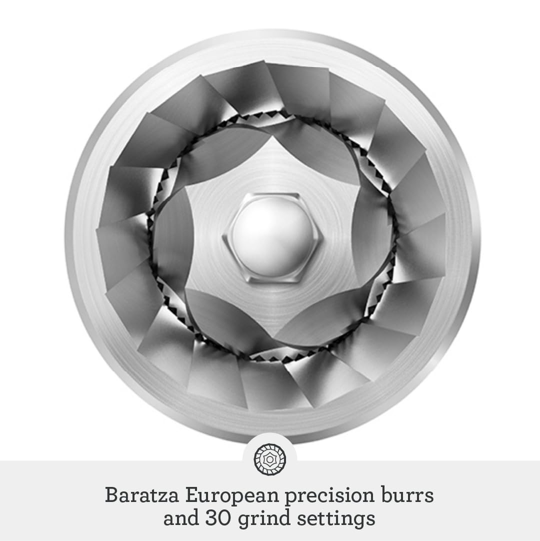 Breville Barista Touch Impress touchscreen enables quick preset drinks.