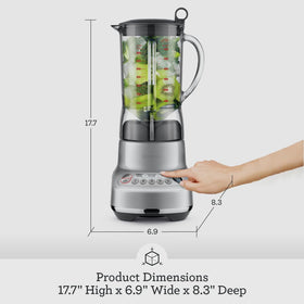 Breville BBL620DBL control panel with 5 speeds and 9 programs for versatile prep