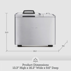 Breville BBM800XL collapsible kneading paddle simplifies loading and cleanup after baking.