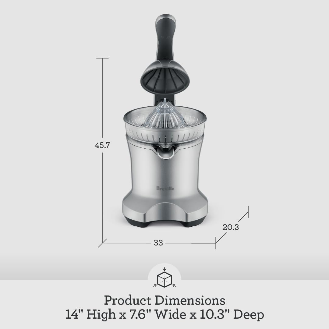 Breville BCP600SIL dishwasher-safe parts simplify cleanup.