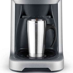 Breville BDC650BSS integrated grinder detail showing adjustable grind size