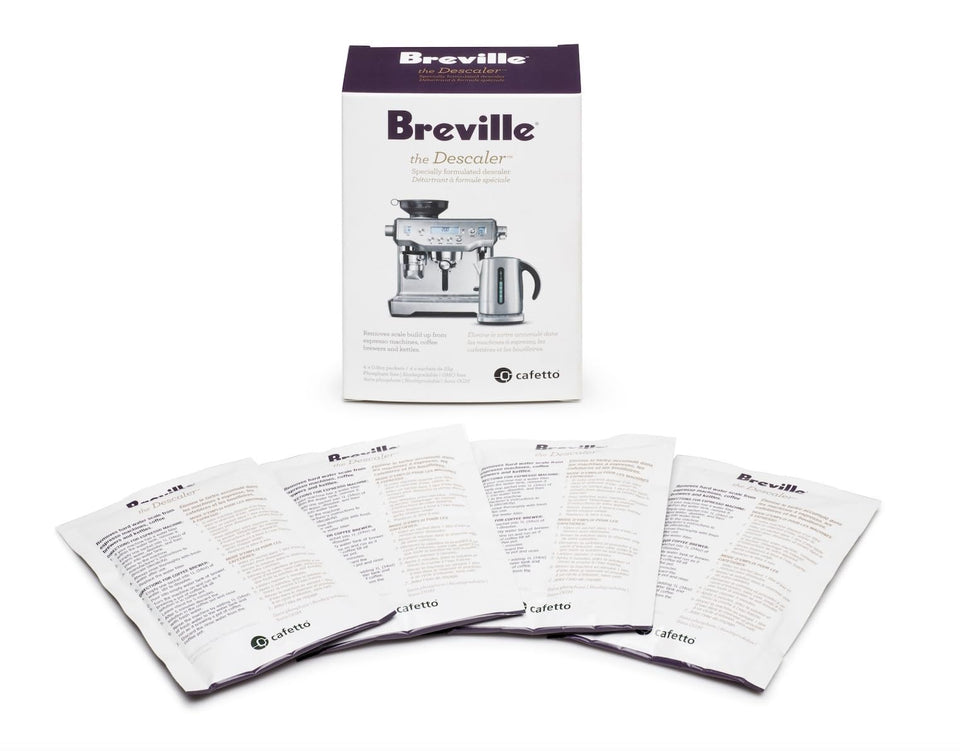 Breville BES007 descaler bottle removes mineral buildup for Breville espresso machines