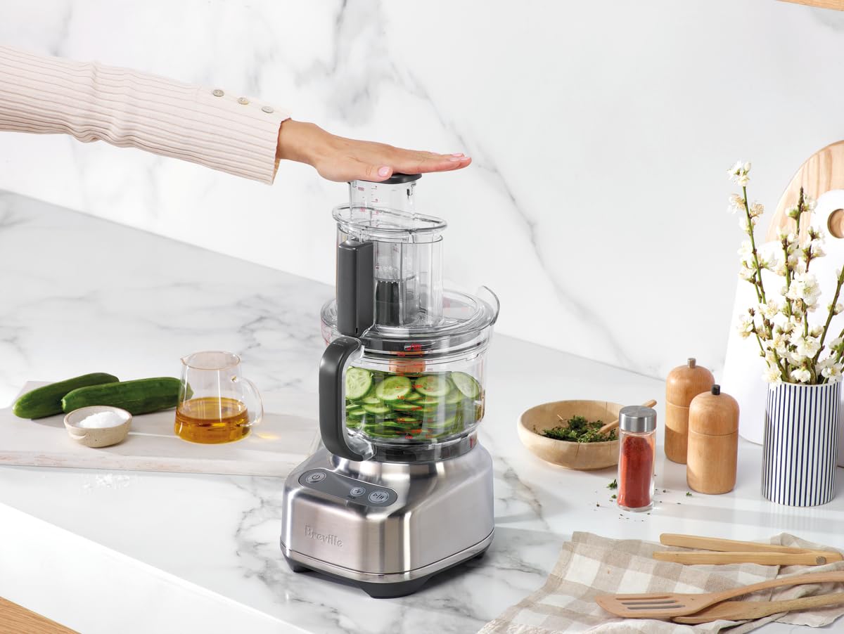 Breville BFP610 color-coded attachments for easy, precise prep and quick cleanup