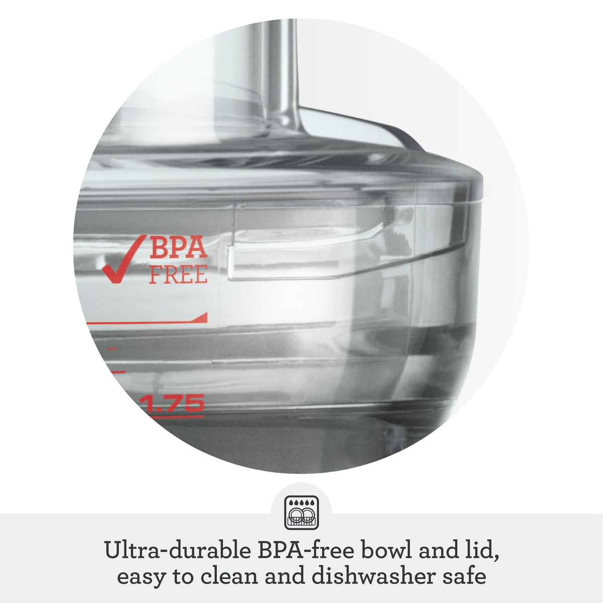 Breville BFP610 2-year warranty and 30-year motor coverage provides long-term confidence