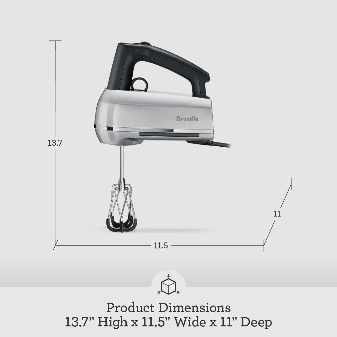 Breville BHM800BTR Ergonomic handle for comfortable mixing