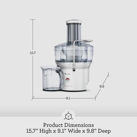 Breville BJE200XL 25oz juice jug and pulp container for mess-free juicing